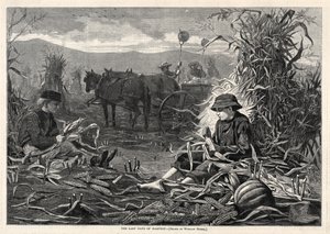 収穫の最後の日、1873年。 作： Winslow Homer