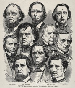 アメリカ合衆国議会のジョージア州からの最後の代表団。 作： Winslow Homer