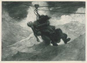 ライフライン、1884。 作： Winslow Homer