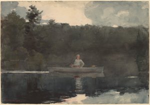 孤高の漁師」1889年 作： Winslow Homer