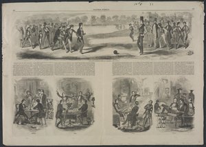 ソフスと新入生の間の一致、1857。