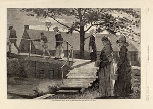 1873年12月13日付『ハーパーズ・ウィークリー』誌より「モーニング・ベル 作： Winslow Homer
