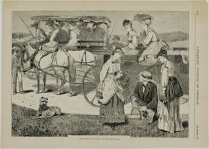 ピクニック・エクスカーション 作： Winslow Homer
