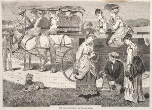 ピクニックエクスカーション、1869年。 作： Winslow Homer
