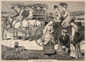 ピクニック遠足（1869年8月14日、アプレトンズ・ジャーナル・オブ・ライティング、サイエンス、アートより