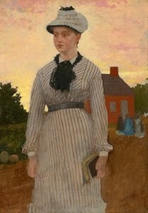 1873年の「赤い校舎」。 作： Winslow Homer