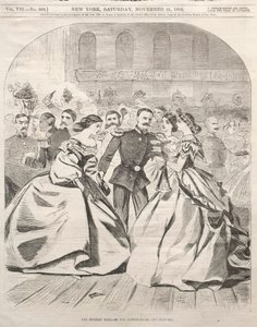 ロシア舞踏会-晩餐会場にて 作： Winslow Homer