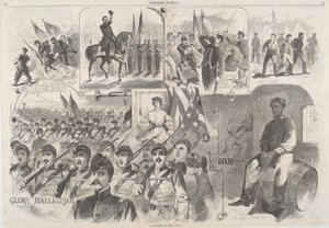 1861年に出版された「The Songs of War」。 作： Winslow Homer