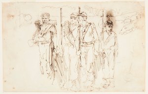 歩く負傷者 作： Winslow Homer