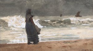ウォッチャー、タインマス 作： Winslow Homer