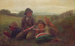 スイカボーイズ、1876 作： Winslow Homer