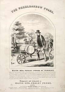 手押し車ポルカ-楽譜カバー。 作： Winslow Homer