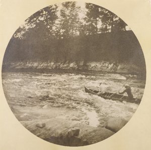 トーマス・ジョンストン・ホーマー2世とフレッド・コリンズ・カヌー 作： Winslow Homer