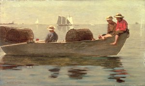 ドーリーの3人の少年、1873 作： Winslow Homer