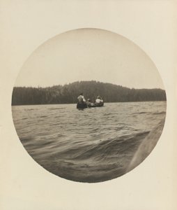 3人のカヌーイスト、セント・ジョン湖、ケベック州、1895年頃、1904年頃（ゼラチン・シルバー・プリント 作： Winslow Homer