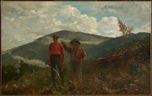 二人の案内人 作： Winslow Homer