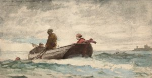 イングランド、タインマス修道院 作： Winslow Homer