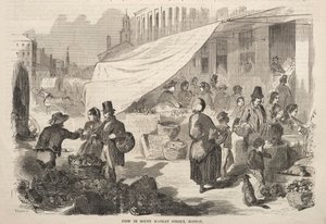 ボストン、サウス・マーケット・ストリートの眺め 作： Winslow Homer