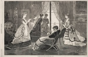 元旦、1869年に電話を待っています。