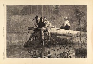 ハーパーズ・ウィークリー』1874年8月22日号より「一口食べるのを待っている