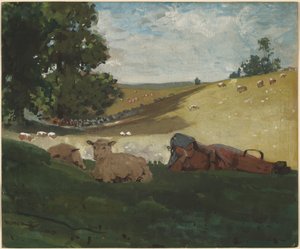 暖かい午後 作： Winslow Homer