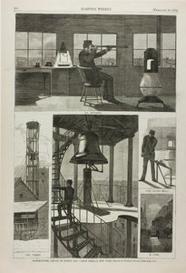 ウォッチ・タワー（ニューヨーク、スプリング・ストリートとヴァリック・ストリートの角 作： Winslow Homer