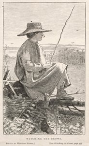 カラスの観察 作： Winslow Homer