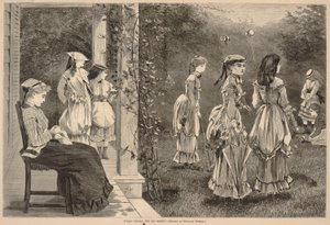 次に何をしようか」1869年7月31日付『ハーパーズ・バザール』より