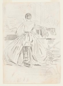ピアノの女 作： Winslow Homer
