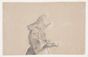サンボンネットの女性 作： Winslow Homer