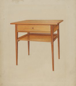シェイカーテーブル、1937年 作： Winslow Rich
