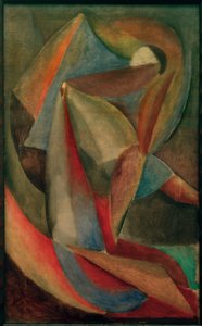 ウラジミール・バーリュック、ダンサー-絵画、1910年頃 作： Wladimir Burljuk