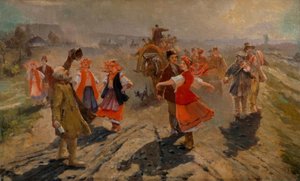 オレル近くのブライダル行列 作： Wladimir Jegorowitsch Makowski