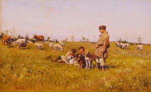 羊飼い 作： Wladimir Jegorowitsch Makowski