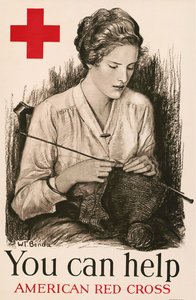 You can help - American Red Cross , 1918. 作： Wladyslaw Theodor Benda
