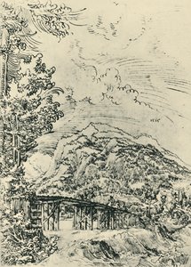 風景、1515年、1943年。 作： Wolf Huber