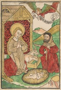 1470年頃の「キリストの降誕」。 作： Wolfgang