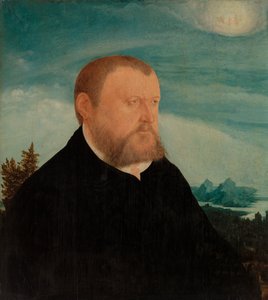 男の肖像 作： Wolfgang Huber
