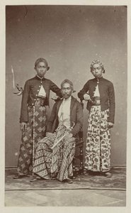 3人の男性 作： Woodbury and Page