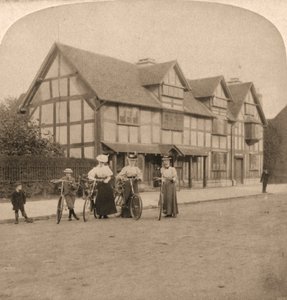 シェイクスピアの生誕地、イギリス、ストラトフォードオンエイボン、1896年。