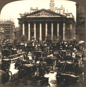 王立証券取引所、ロンドン、1896年。 作： Works and Sun Sculpture Studios