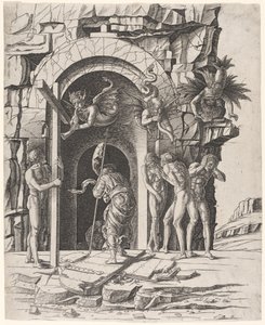 リンボへの降下 作： Workshop of Andrea Mantegna