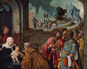 三王礼拝 作： Workshop of Cornelis Engebrechtsz.