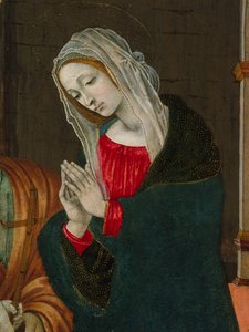 キリスト降誕の聖母。 1500。 作： Workshop of Filippino Lippi