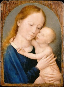 聖母子、1490-1523。 作： Workshop of Gerard David