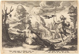 アポロキリングクラウン 作： Workshop of Hendrick Goltzius, after Hendrick Goltzius