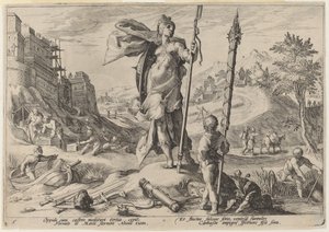 青銅器の時代 作： Workshop of Hendrick Goltzius, after Hendrick Goltzius