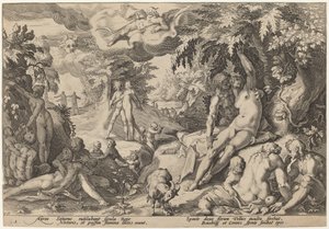 黄金時代 作： Workshop of Hendrick Goltzius, after Hendrick Goltzius
