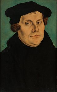 ルターとその妻の肖像画による二部作 作： ルーカス・クラナッハ・ザ・エルダーのワークショップ