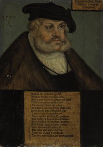 ザクセン選帝侯、賢者フリードリヒ3世（1463-1525年 作： ルーカス・クラナッハ・ザ・エルダーのワークショップ